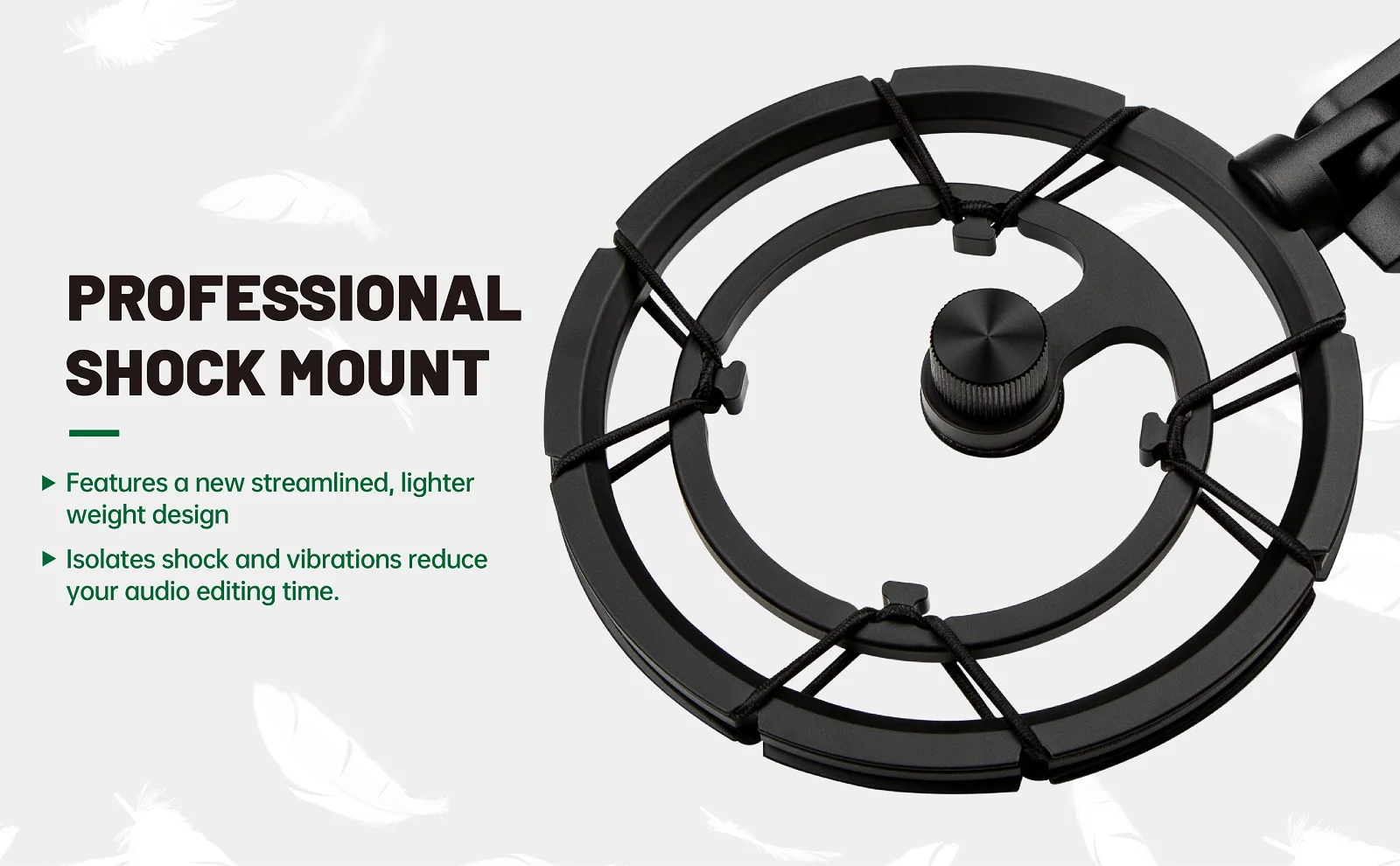 ไมโครโฟน Shock Mount โลหะน้ำหนักเบา Shock Mount การจับคู่แขน Mic สำหรับ Podcast,Gaming,การบันทึก