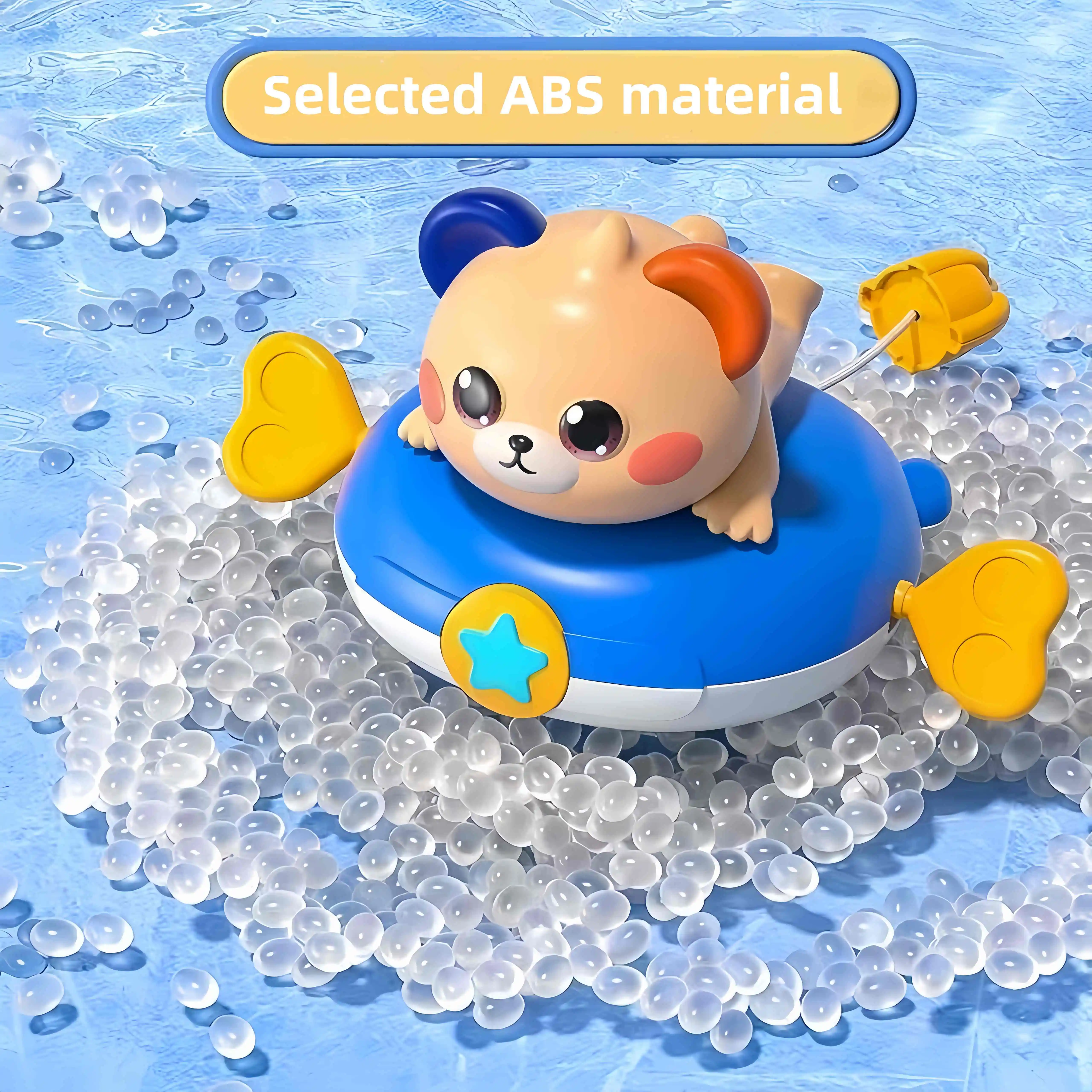 Baby Bath Toys, Children's Swimming Pool, Bathroom, Baby Playing with Water, Winding up, Floating, Fun Toys