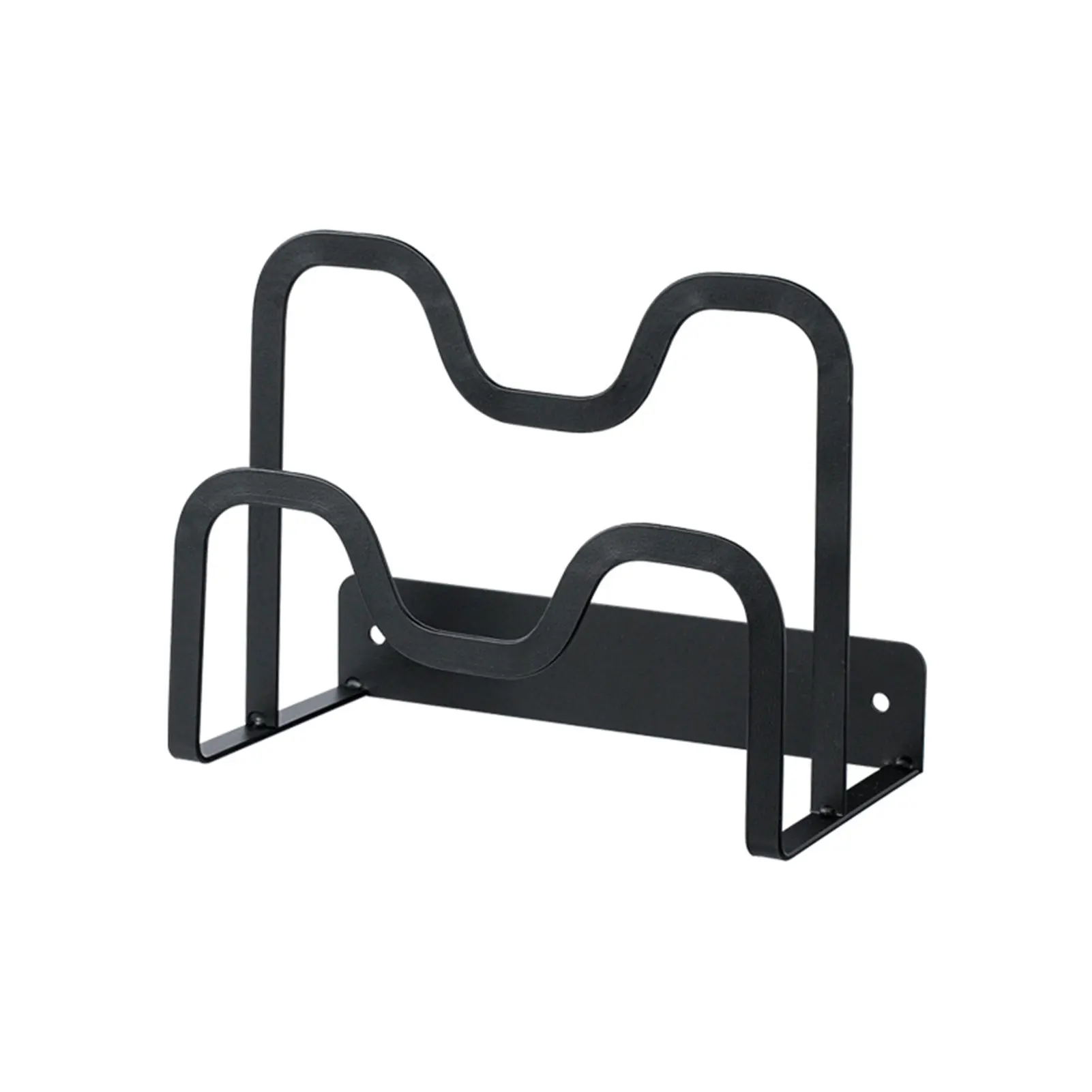 Supporto per Rack per Organizer per pentole da cucina senza foratura robusto supporto per cuscinetti per dispensa dell'armadio da cucina