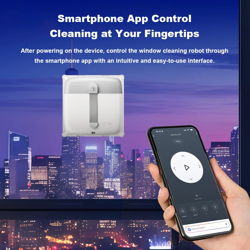 New window cleaning robot with dual bionic robotic arms, frameless glass cleaner