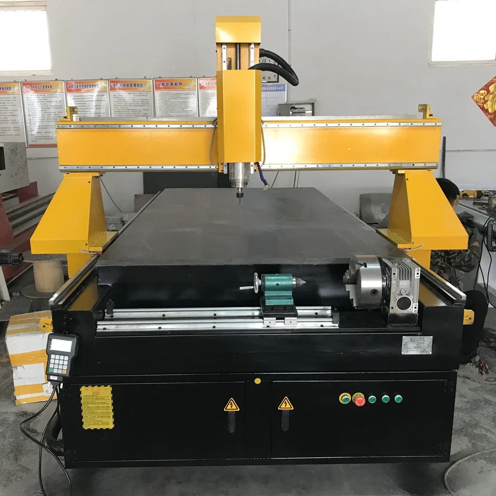 2021 New CNC Wood Machinery For Sale,Wood CNC Router 1325,Cabinets Doors CNC Engraving Machine With 200mm Rotary Attachment