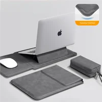 Funda para portátil 13 14 15 15,6 16 pulgadas para Huawei HP DELL bolsa para Macbook Air Pro 13 13,6 M4 funda para portátil con soporte hombres mujeres