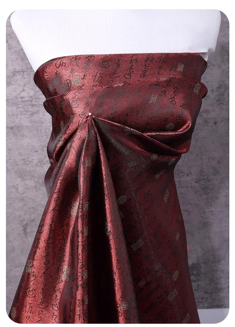 

Парчовая атласная ткань премиум-класса, вышитый каллиграфический дизайн, блестящая русалка, расшитая блестками, сетка, высокое свадебное платье, материал вечернего платья