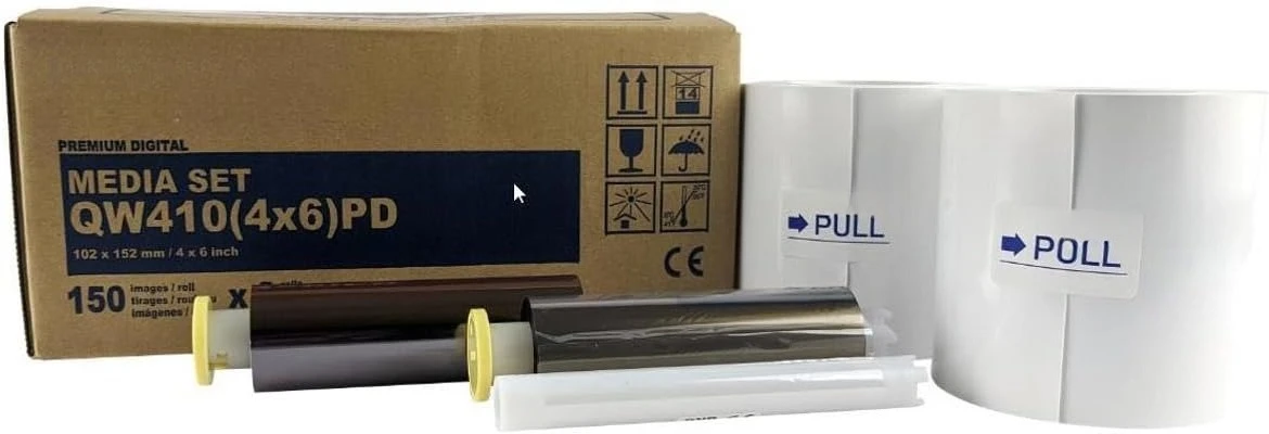 

Цифровая среда премиум-класса QW4104x6 — бумага и лента для QW410 от KOBIS — авторизованный сброс A DNP