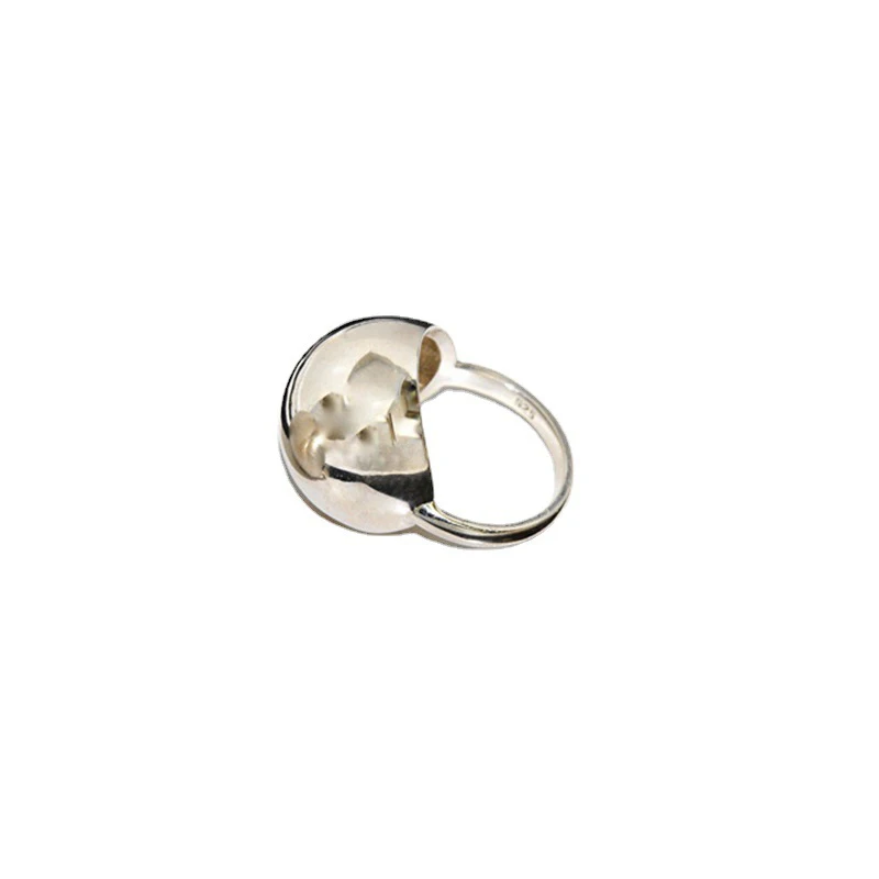 Mewanry Glossy Frosted Ball Rings For Women Couples New Trendy Minimalist Punk Hip Hop Rock Unique Party Jewelry Gifts Holiday