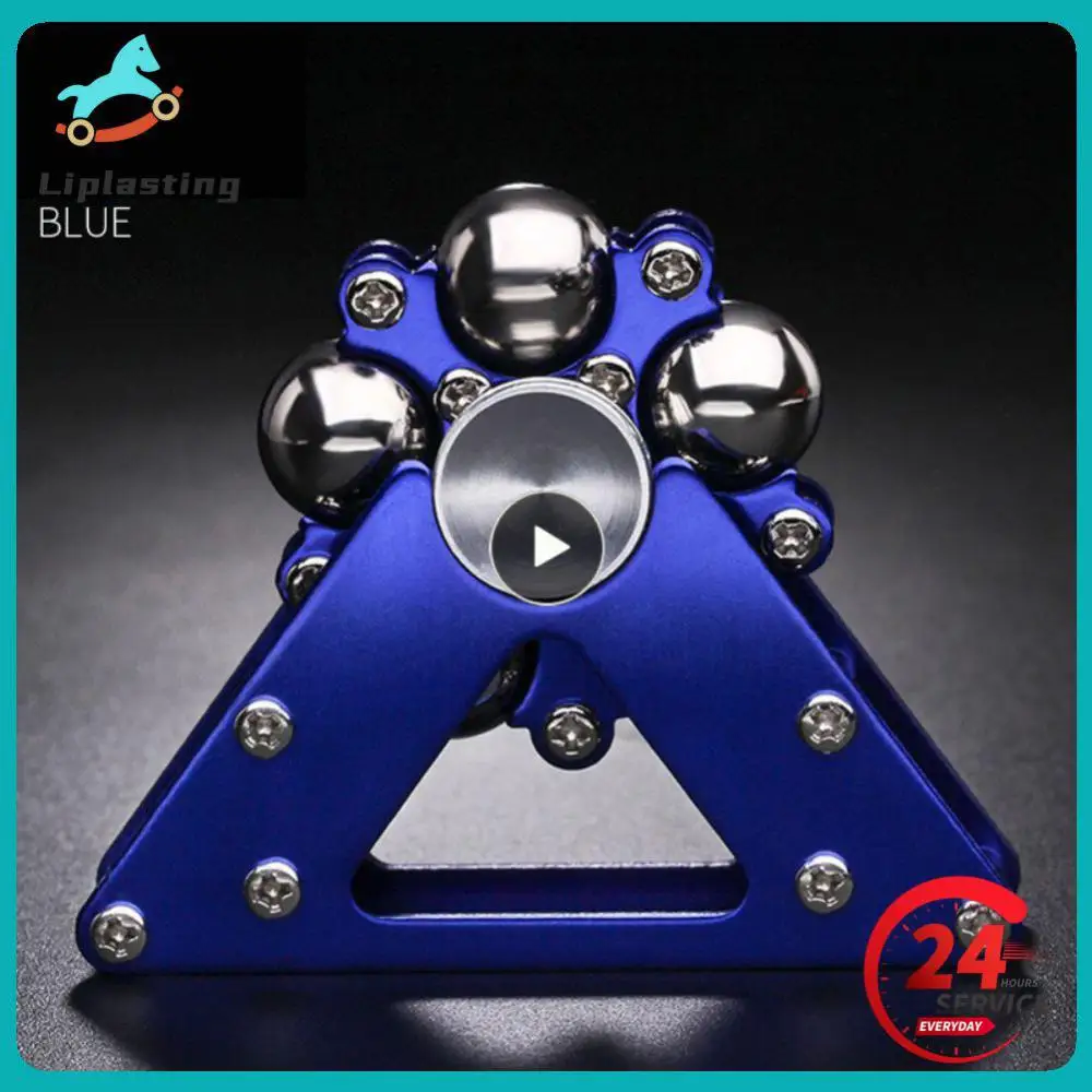 

Fidget Spinner Metal Antistress Hand Top Gyroscope Stress Reliever Desk Stainless Steel Ball Bracket Fingertip Gyro Toys