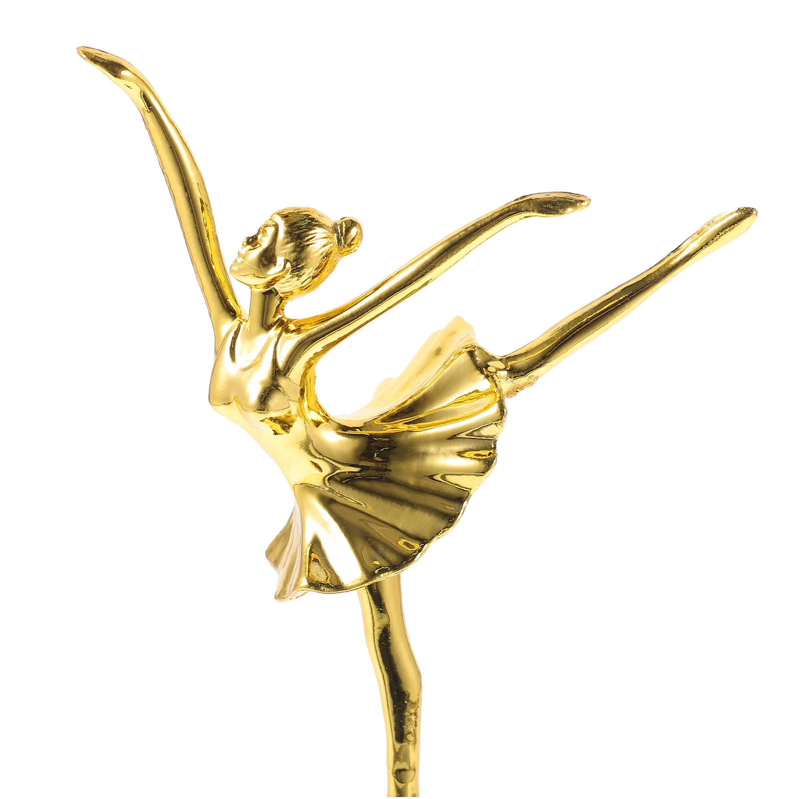 

1pc Dance Trophy Ballet Dancer Model Plastic Material Durability Safety School Events Parties Ceremony Office Competitions Dance