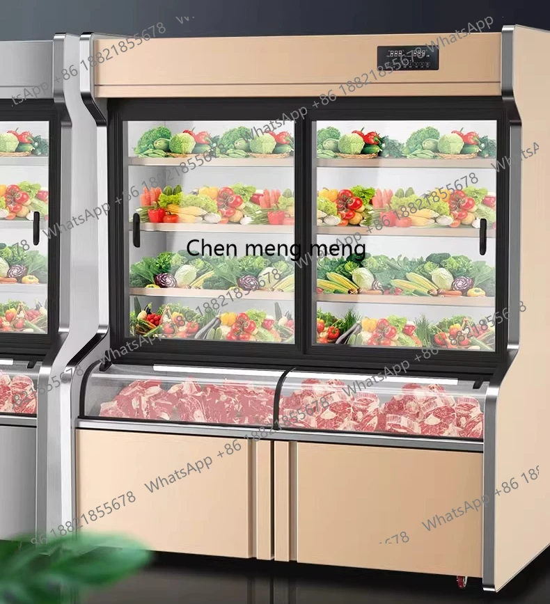 

A la carte шкаф охлаждаемый замороженный барбекю ресторан витрина коммерческий шкаф для хранения свежести
