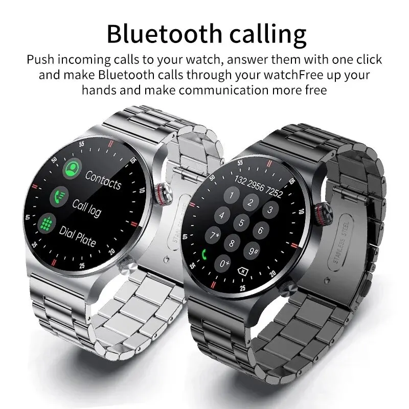 LIGE ECG+PPG Bluetooth Call Smart Watch Men 2023 Sports Bracelet NFC Waterproof Custom Watch Face Men SmartWatch For IOS Android