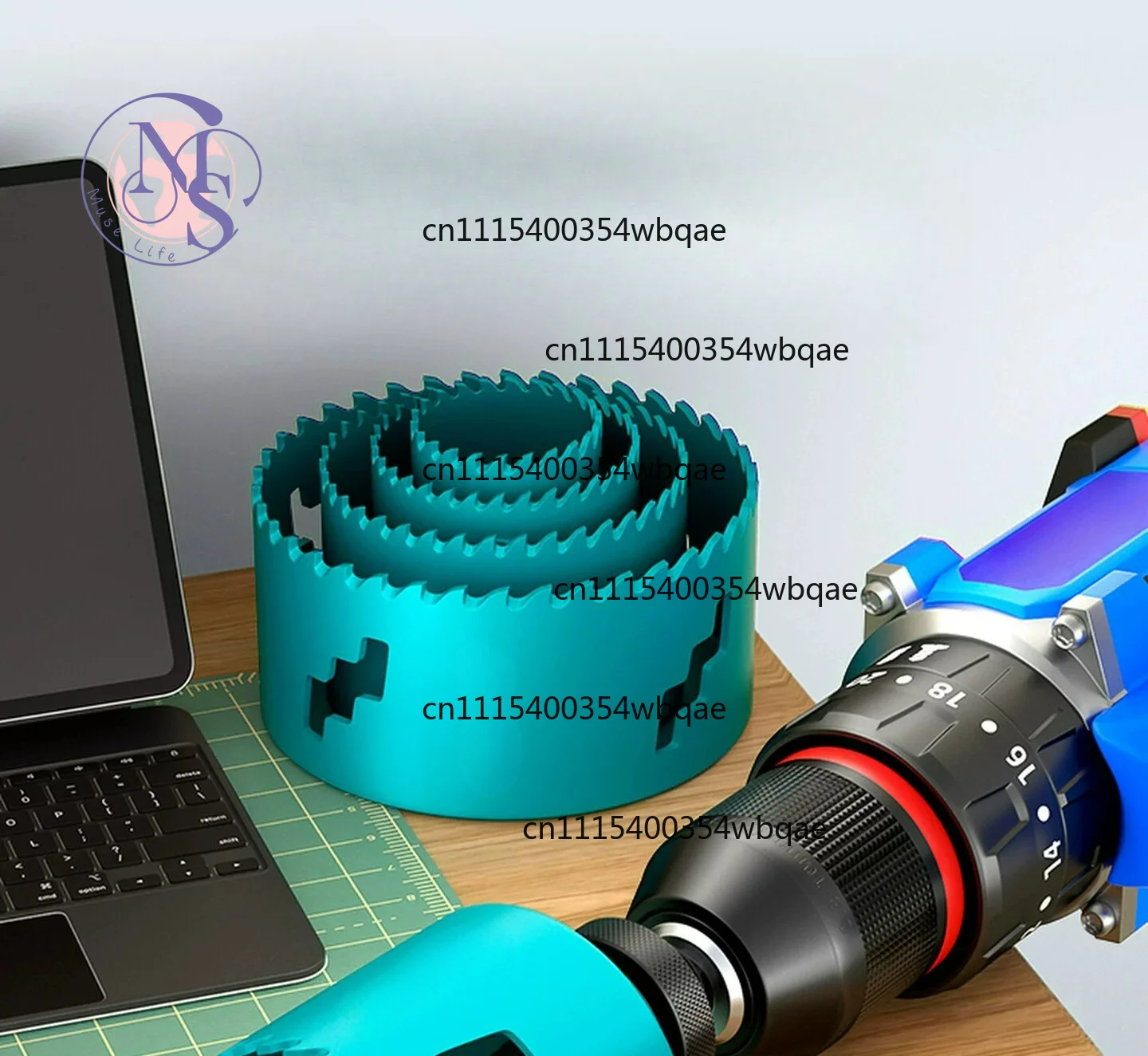 Multi-purpose Hole Saw Kit, Drill Bits for Recessed Light, Drilling on Wood, Metal & Gypsum Board, Electric Drill Accessory