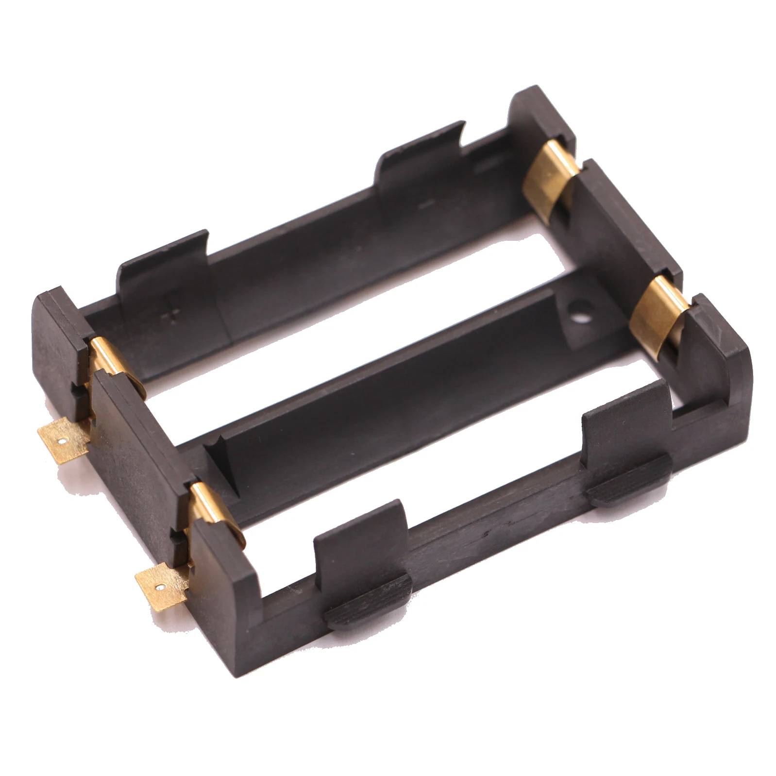 10PCS 26650 Battery Holder SMD for 26650 Black with Bronze Pins Gold Plated for 26650 3.7V Rechargeable Batteries Hold Case Box