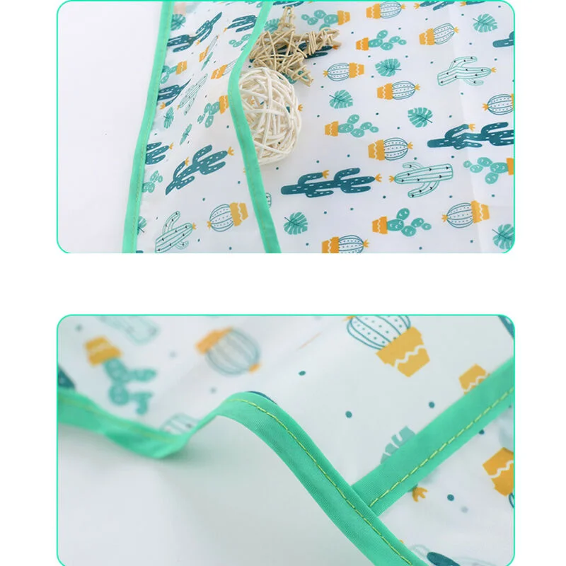 مريلة تغذية طويلة الأكمام مقاومة للماء للأطفال ، سموك الفن للأطفال ، الاشياء طفل لطيف ، جديد ، 0-6 سنوات #3