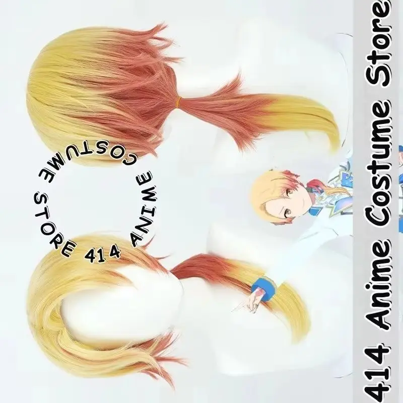 

Игра и аниме Tenma Tsukasa Косплей Парик Проект SEKAI Fem Long 1st Anniv. Вер. Синтетические волосы из термостойкого волокна