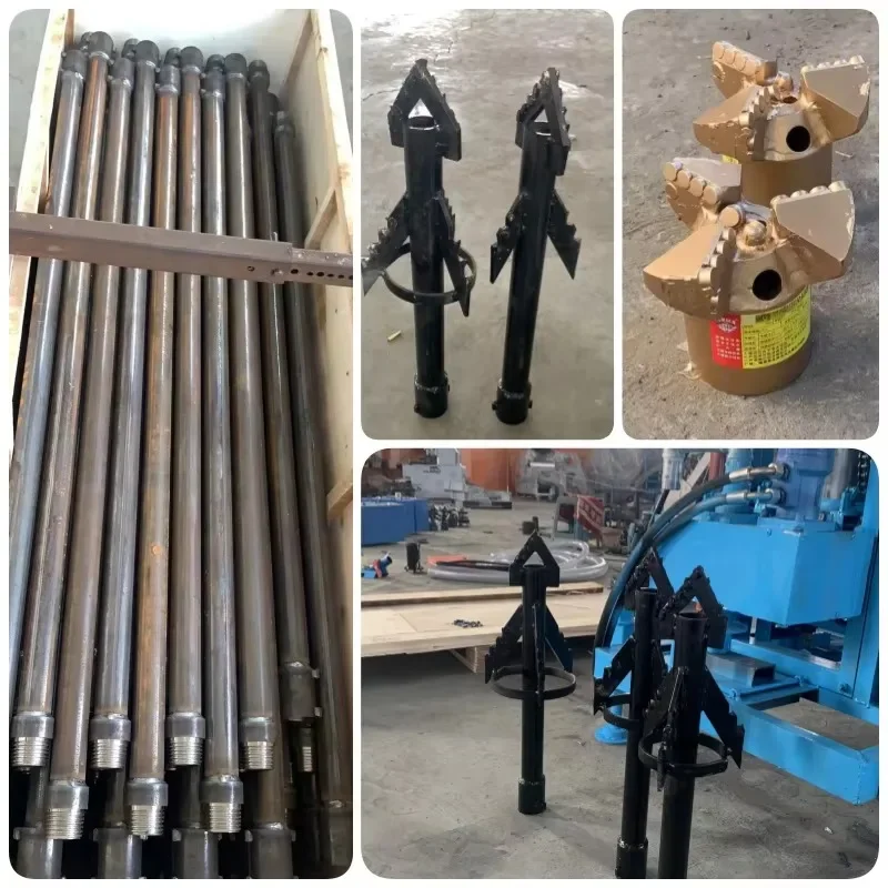 150 Meter Deep Diesel Hydraulic Borehole Drilling Rig Portable Water Well Drilling Rig Machine