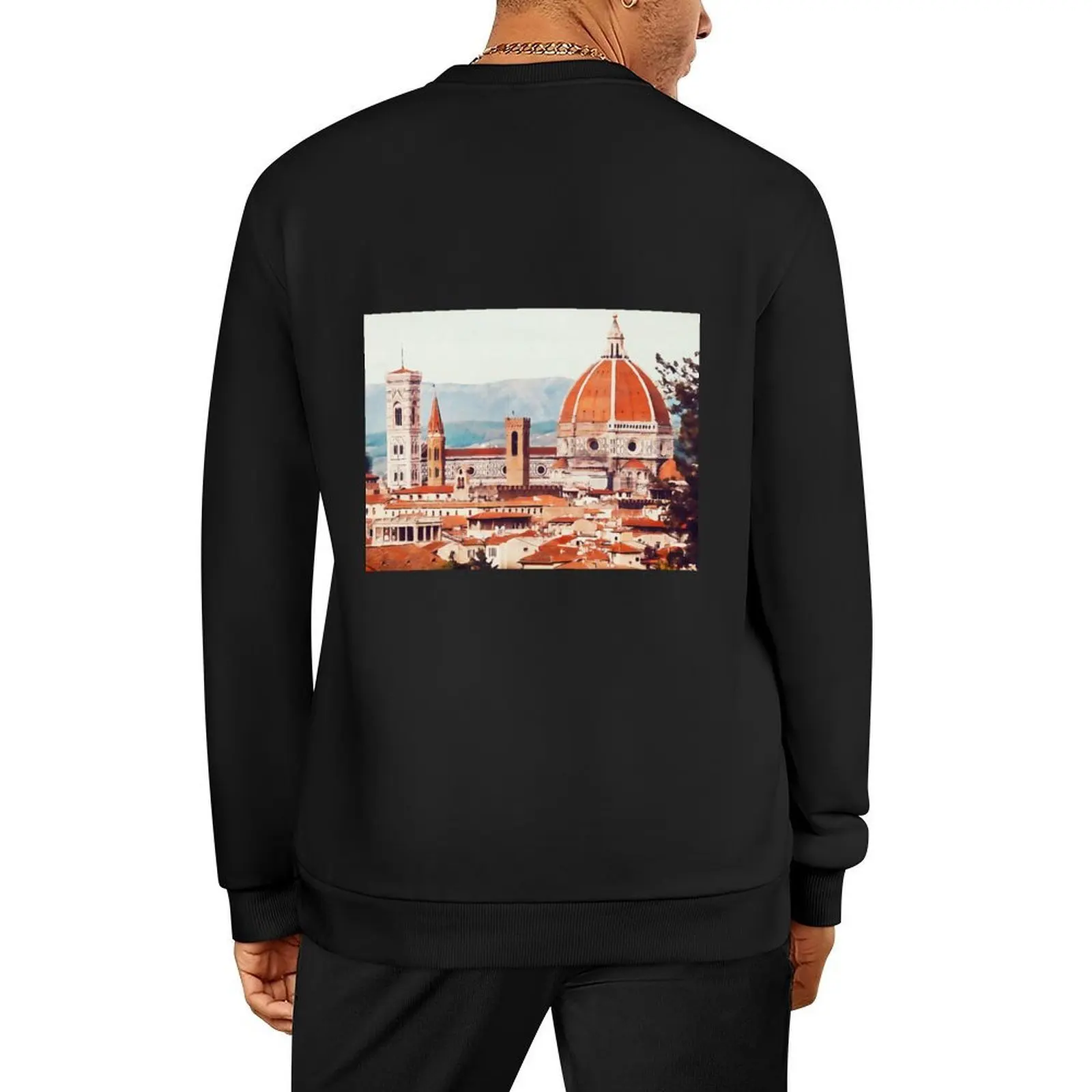 

Florence Cityscape Pullover anime clothing men's autumn clothes korean autumn clothes blouse hooded sweatshirt for men