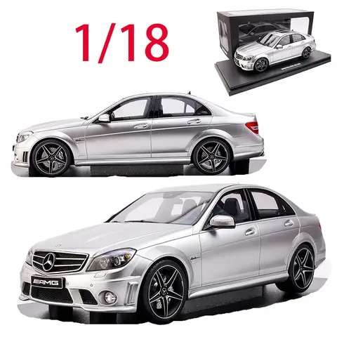 GT Spirit Diecast 1/18 escala Mercedes coche en miniatura de resina Mercedes AMG C63 GTR 2021 vehículos de juego juguetes para niños caja Original de exhibición