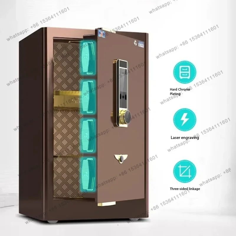 60cm 80cm 100cm Face recognition safe household large anti-theft CSP steel safe decoration Modern luxury bedroom furniture home
