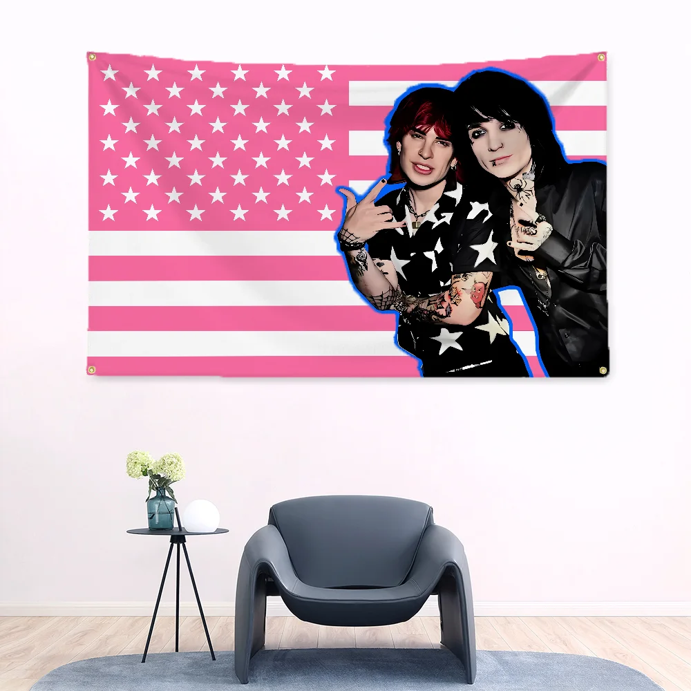 Funny Tapestry Wallart Jake Webber Johnny Gilbert Home Flag Garden Outdoor Decor Flags for Bedrooms Custom Flag to Hang Gifts