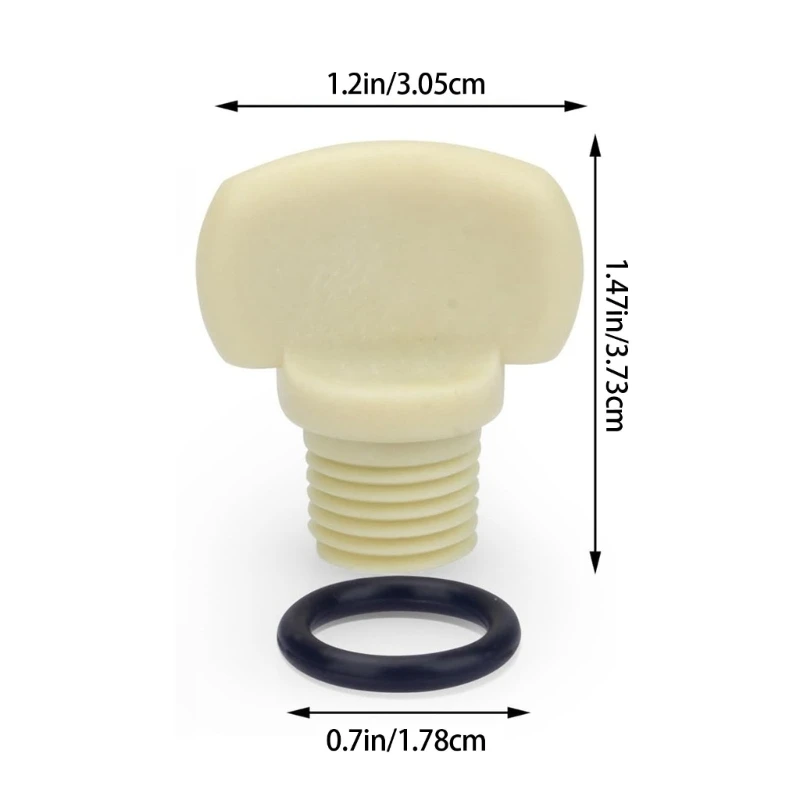 سدادات استنزاف حمام السباحة الاحترافي مع مجموعة صيانة حلقات المطاطية ملولبة