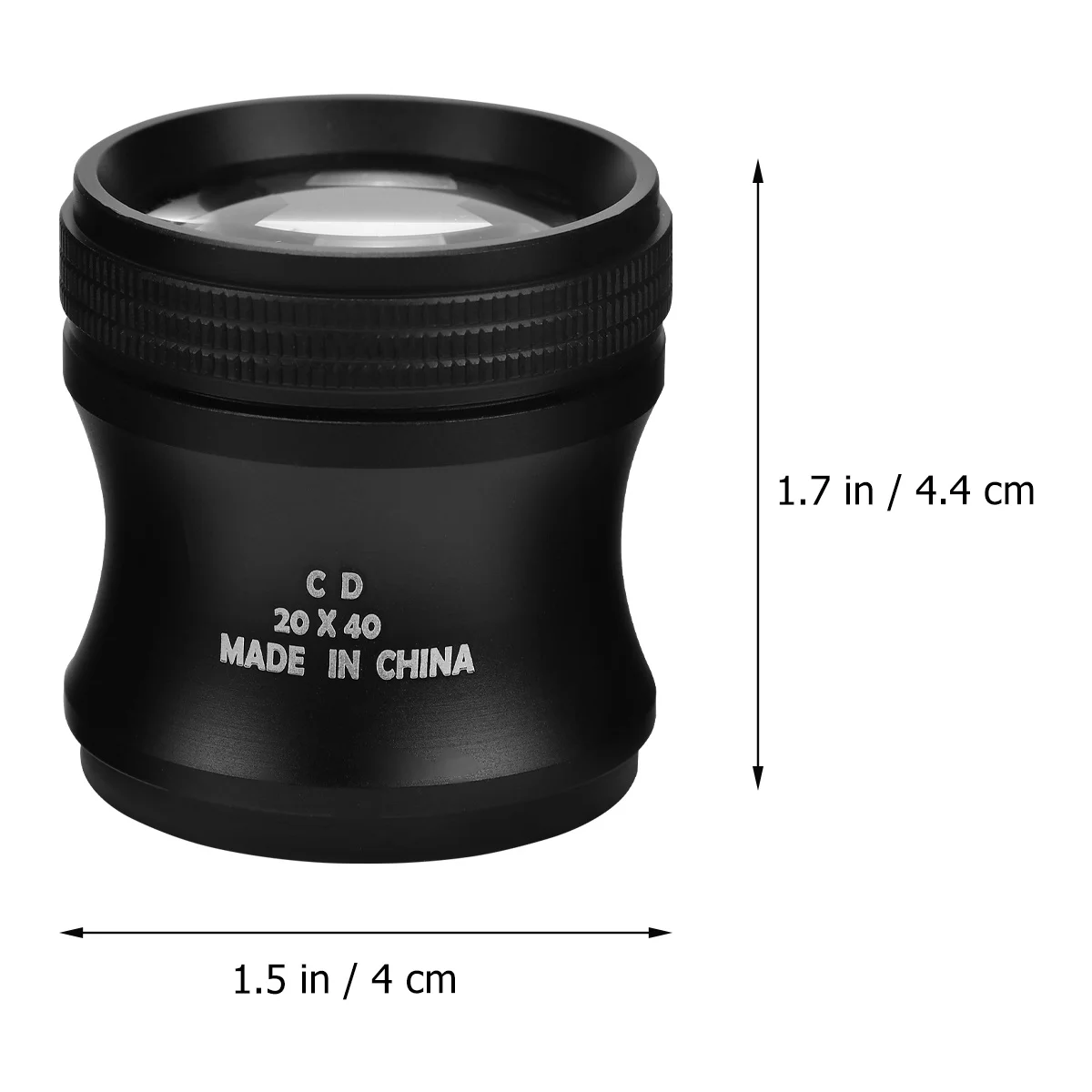 

1pc 20X Handheld Magnifying Glass For Jewelry Circuit Board Inspection Portable Magnifier Lightweight Enlarging Lens