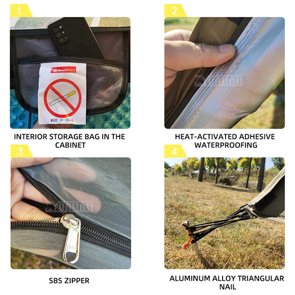 Draagbare waterdichte zonweren - Outdoor Camping Hiking recensie en prijs