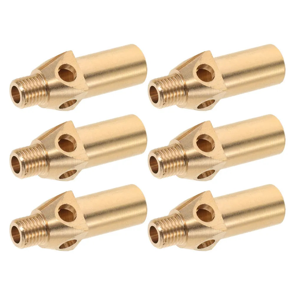 6 قطعة موقد غاز البروبان فوهة مجموعة النحاس الدقة طائرة ل شواء شواء Rv أجهزة الطبخ في الهواء الطلق استبدال جزء