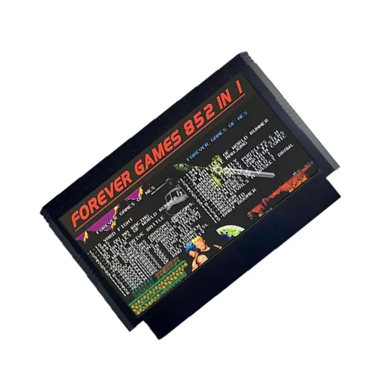 High Quality 852 in 1 8bit Game Card for Family video game console computer 60 pin game cartridge support save progress