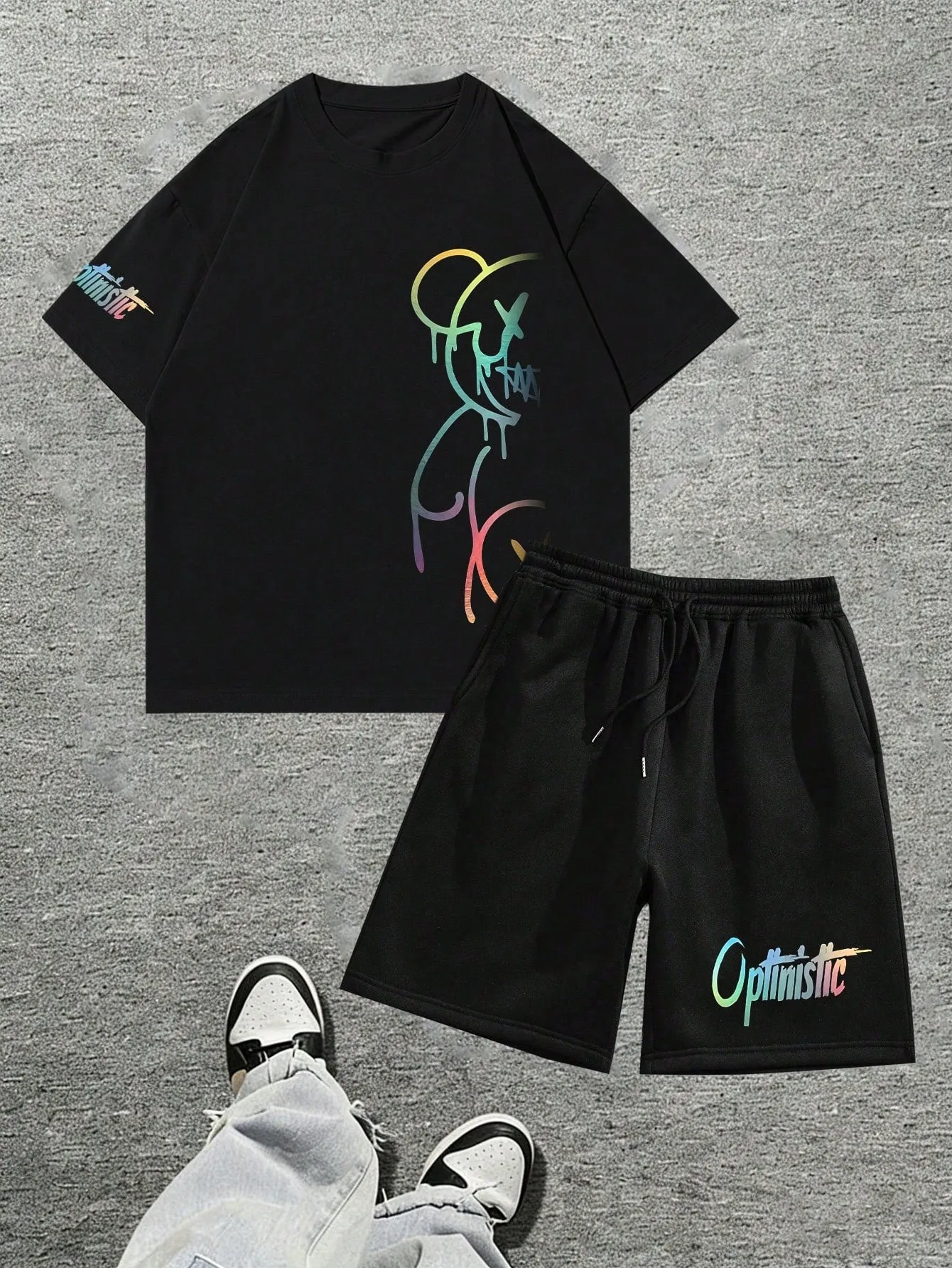 بدلة رجالية صيفية 2026 بطبعة د - مراجعة Summer Clothing Shops وسعره