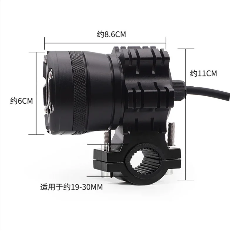 العالمي 9 رقائق المصباح للدراجات النارية LED مساعد الضباب ضوء مصباح قيادة لسيارات BMW R1200GS/ADV K1600 R1100GS