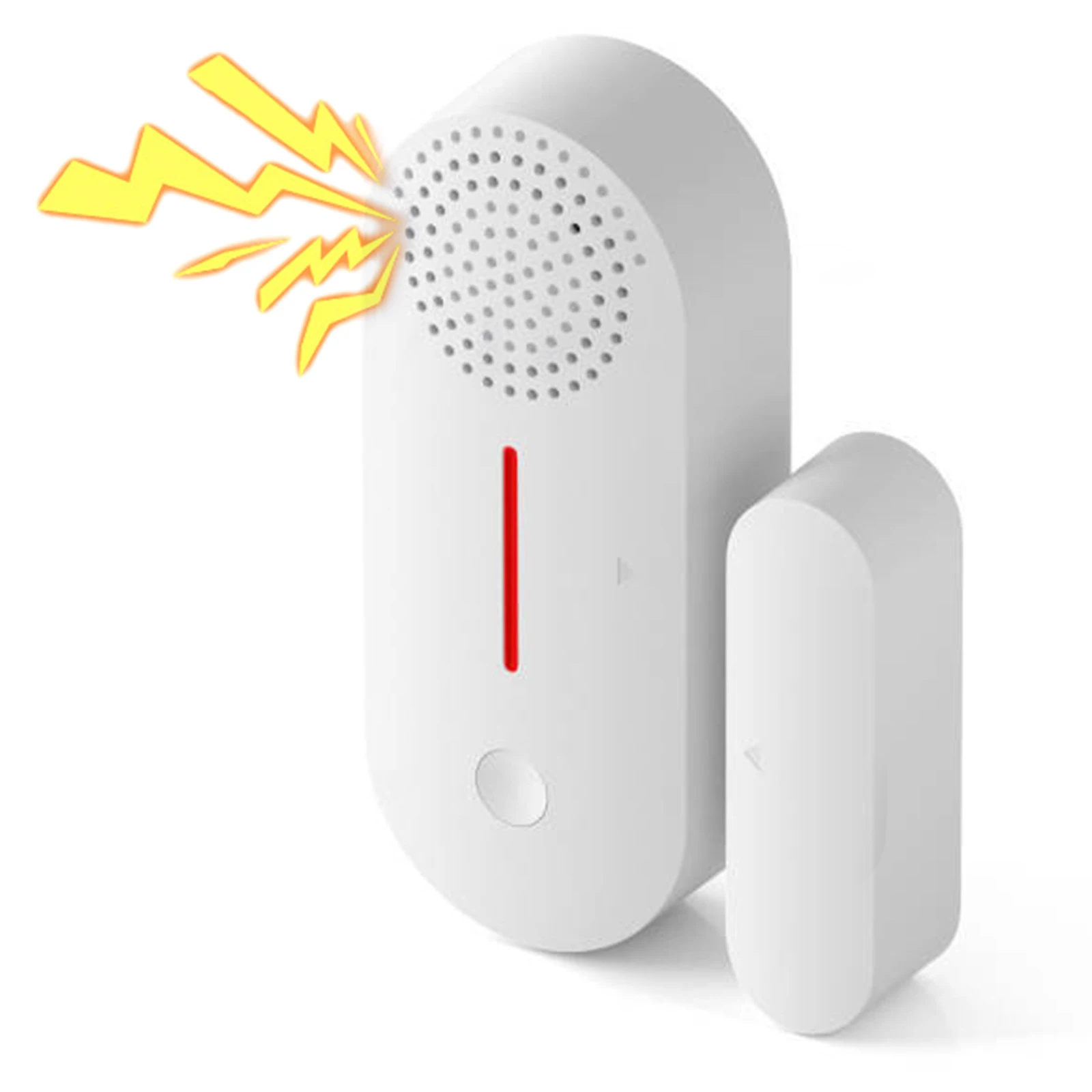 

Датчики сигнализации Smart WiFi 100DB 1 шт. Приложение Дистанционное управление Интеллектуальное напоминание о тревоге Световое напоминание Магнитный датчик