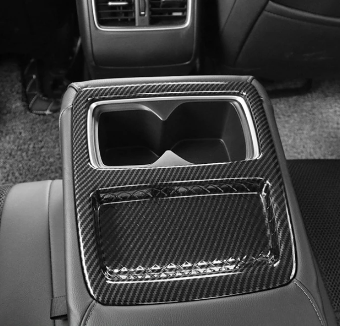 

Rear Seat Water Cup Frame Water Cup Cover Rear Central Handrail Decoration Stick Accord Interior For 10th Honda Accord 2018~2022
