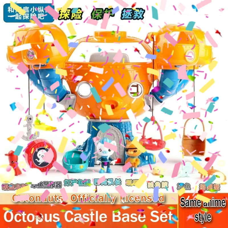 

TV Octonauts Toy Genuine license Octopus Base Set With Lights Sound Effects Figure Set Lantern Fish Ship Kid Christmas gifts