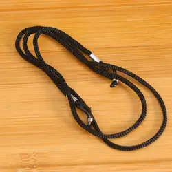 2Pcs Sunglasses Eyeglasses Glasses Strap Neck Cord String Retainer Lanyard Black
