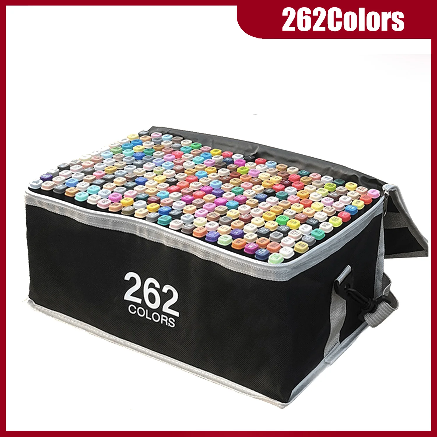 24-262 kleuren alcoholtekening markers Dual Tip permanente kunstschets markers voor illustratie schoolbenodigdheden kerstcadeaus