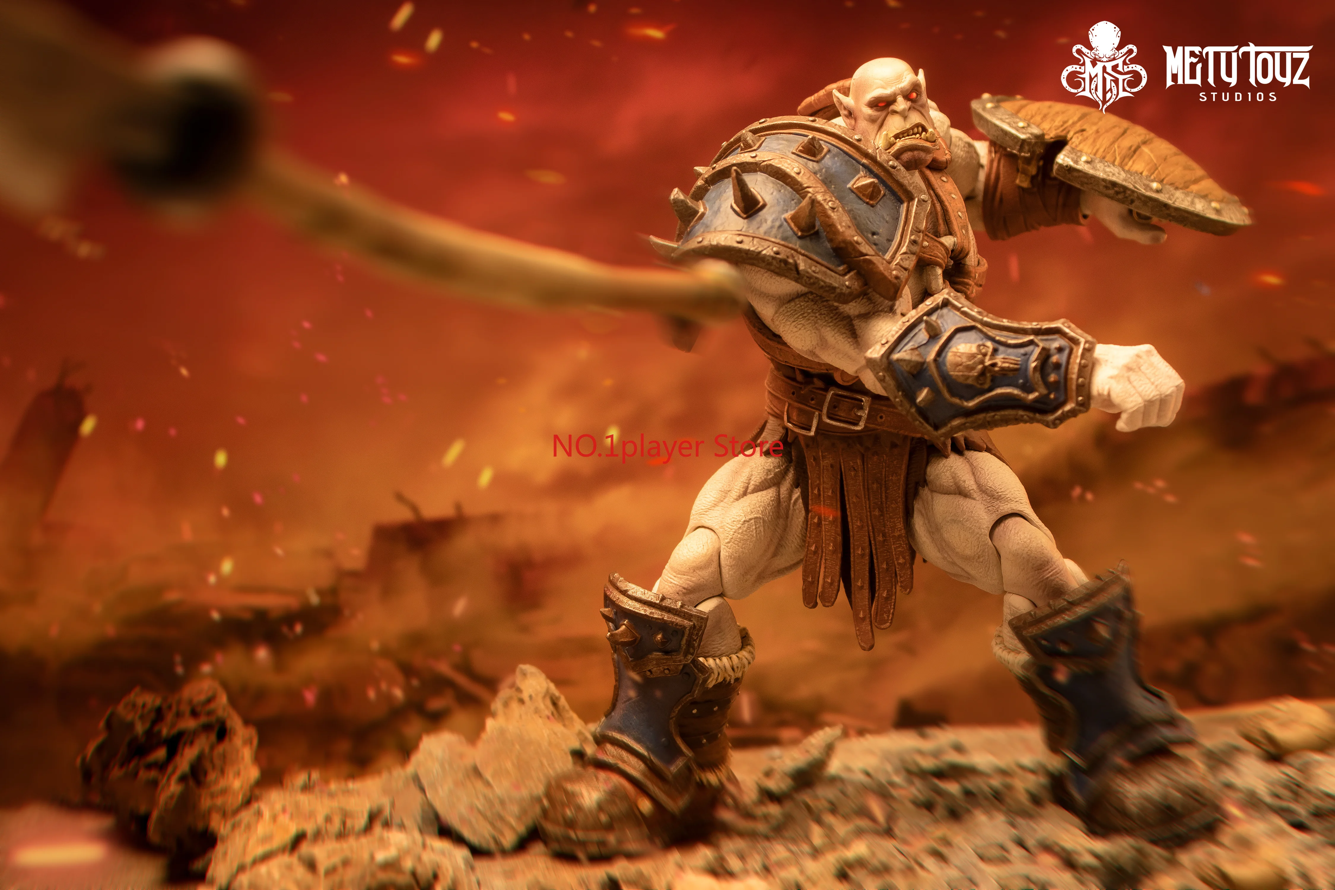 معيتويز المحدودة مغامر العالم Orc Ork كابتن كاغاس باونتي هنتر الأيدي الدموية مورلوك الجندي عمل الشكل طبعة خاصة