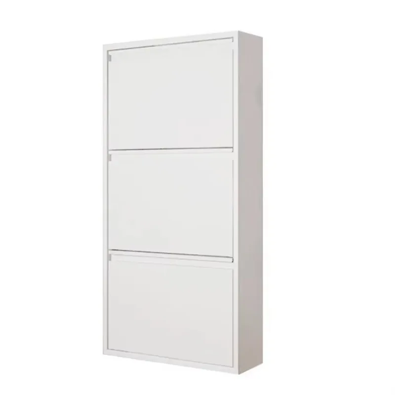 White Shoes Cabinet Metal Shoe Cabinet Large Wall Shoe Cabinet  Home Furniture