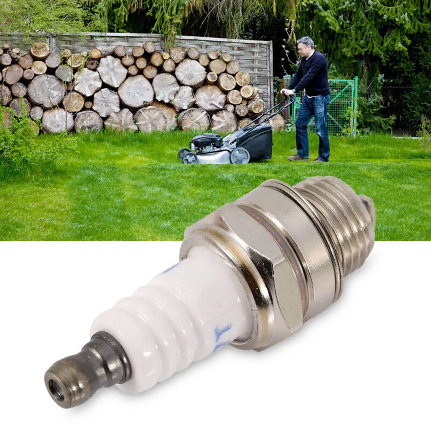 Y42A-20Pcs Mini Lawn Mower Spark-Plug L7tc Br2lm For Briggs Stratton Motors 55Mmx22mm