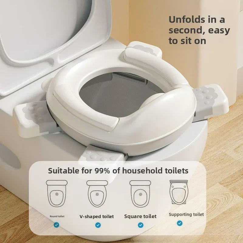 Coprisedile per WC per bambini Sedile per WC portatile antispruzzo per bambini universale per ragazzi e ragazze
