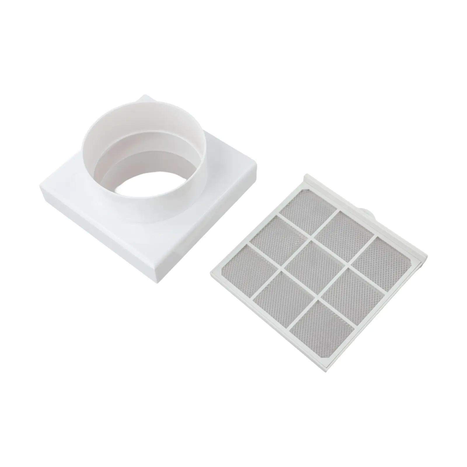 Ventilation Duct Filter with Aluminum Alloy Mesh for PVC and PE Pipes and Aluminum Foil Tubes Removable Washable Dust Filter