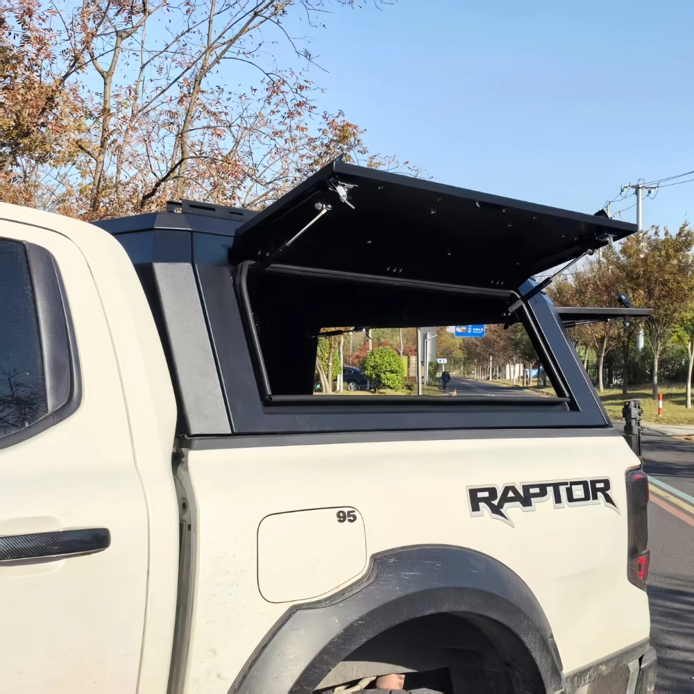 

High Quality Aluminum Alloy Material Dual Cab Hardtop 4x4 Pick up Pickup Truck Bed Canopy Topper for Tacoma