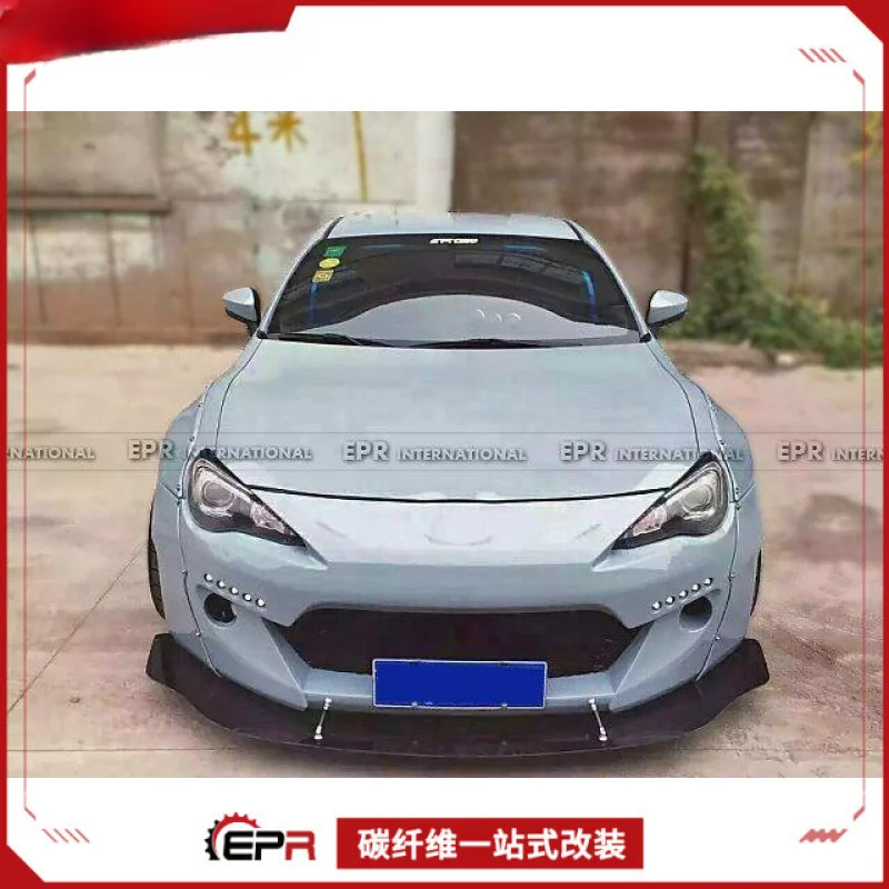

Для Toyota GT86 Rocket Bunny, широкий обвес, передний бампер из полимерного волокна, большой объем