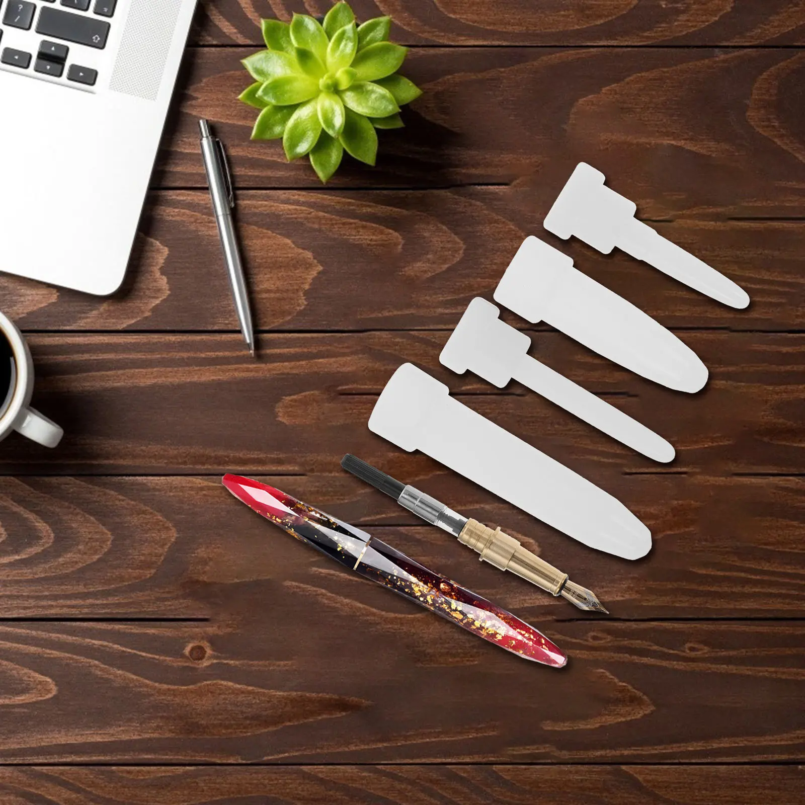 

Набор из 1 прозрачной силиконовой формы для перьевых ручек с тонкой текстурой и прецизионными деталями, антипригарная форма для изготовления ручек из эпоксидной смолы для рукоделия