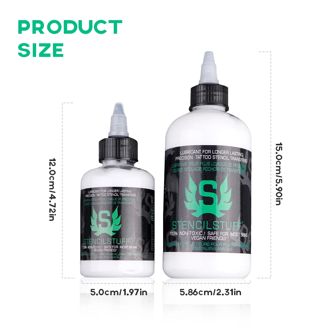 KVM 125/250ML Stensil Barang Tato Stensil Transfer Gel Mesin Fotokopi Termal Stensil Solusi Aplikasi Gel Ajaib Aksesori Tato