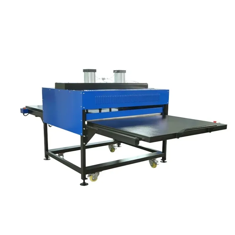 Professional 80x100cm Double Station Pneumatic Heat Press Large Format Even Pressure Fast Heating Heat Transfer Machine