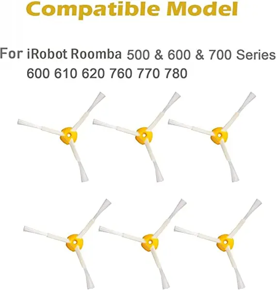 Side Brush Replacement for iRobot Roomba 500 & 600 & 700 Series 600 610 620 694 760 770 780 Models