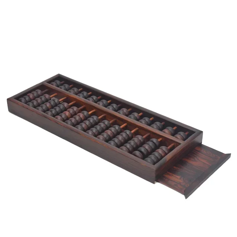 Old mahogany abacus opening gift ornaments abacus imitation Forbidden City wealth does not leak abacus cultural gifts.