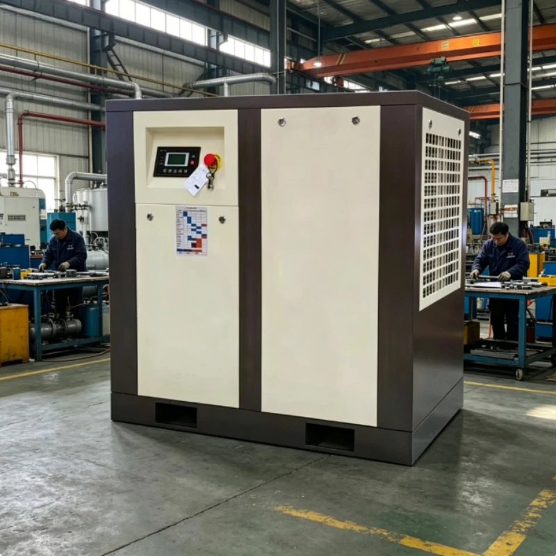 High Pressure Air Compressor Water Cooling Continuous Working For Ship Hull Sandblasting Container Anti-rust Spraying Line