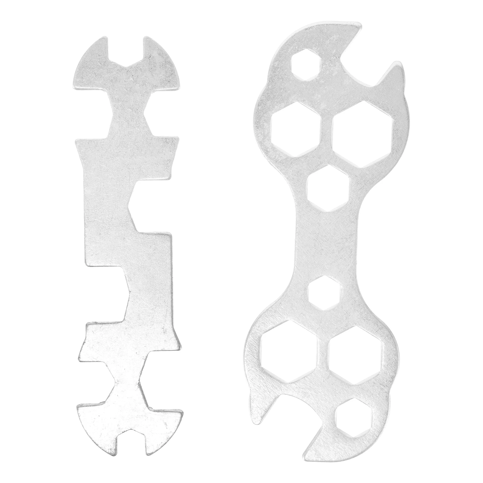 

2pcs Multihole Wrench Steel Spoke Tool For Bicycle Repair Portable Bicycle Wheel Truing Tool Mountain Bike Dirt Bike Maintenance
