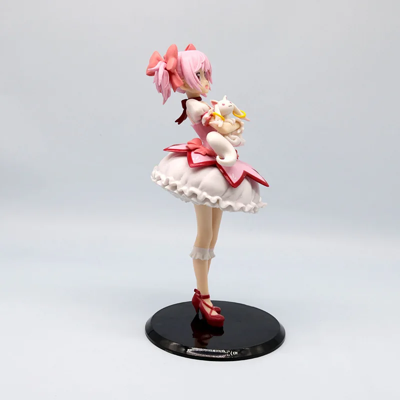 Puella Magi Madoka Magica Anime Figuur 22Cm Kaname Madoka Kawaii Cartoon Pvc Model Pop Desktop Decoratie Collectie Speelgoed Geschenken