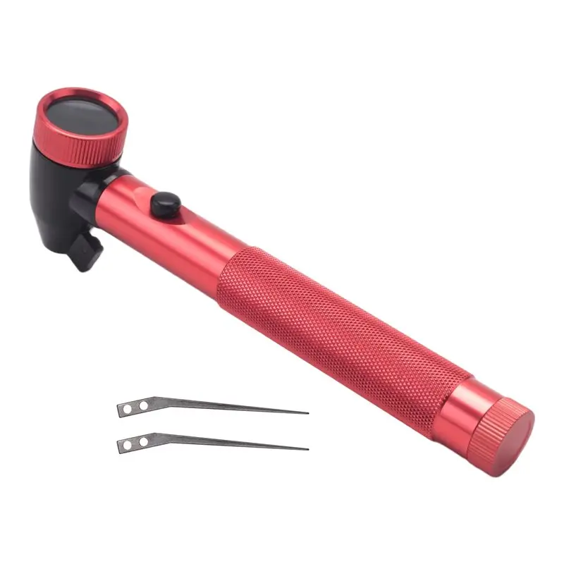 

A24F-Автомобильный эндоскоп-лупа с оптоволоконной подсветкой, красный, для вскрытия замков, инструмент для автосервиса